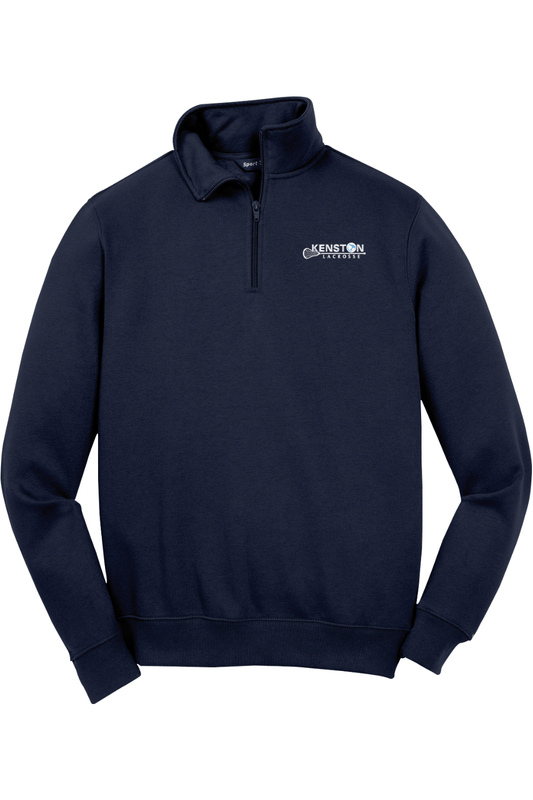 Kenston Youth Lacrosse Adult Embroidered Quarter-Zip Pullover Signature Lacrosse