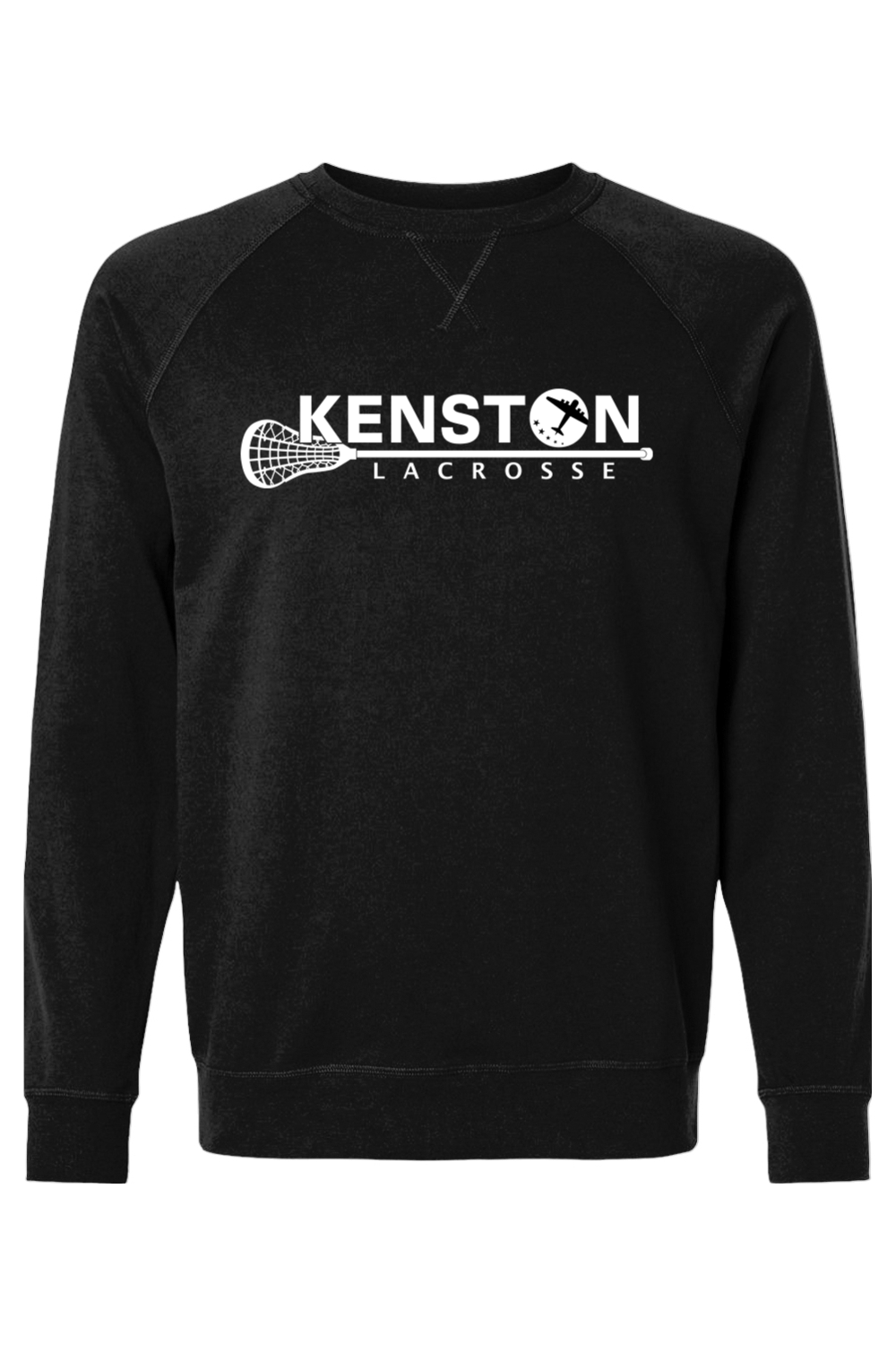 Kenston Youth Lacrosse Adult Heavyweight Raglan Long Sleeve Signature Lacrosse