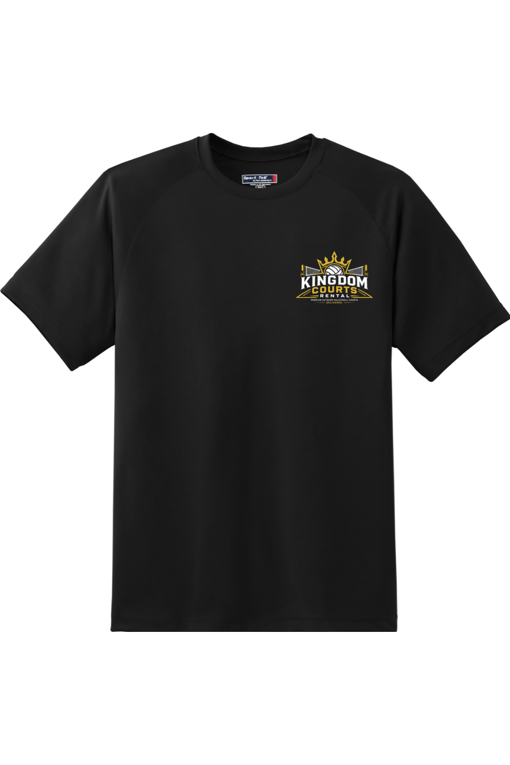 Kingdom Beach Volleyball Sport-Tek Dry Zone Short Sleeve Raglan T-Shirt Signature Lacrosse