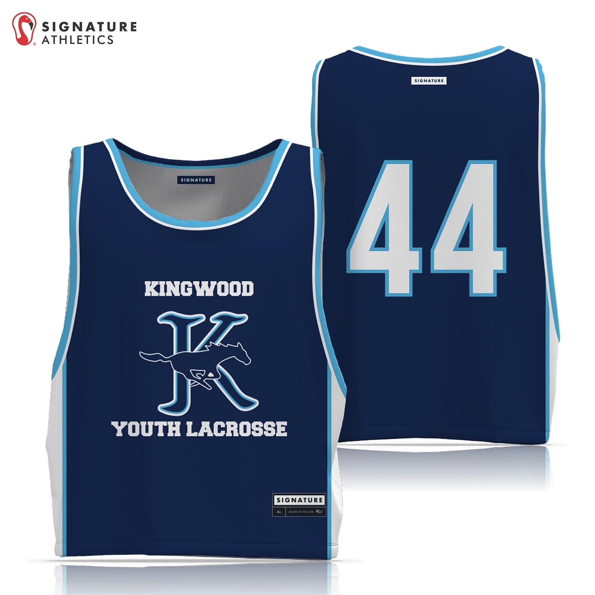 Kingwood Lacrosse Men's 4 Piece Player College Game Package Signature Lacrosse