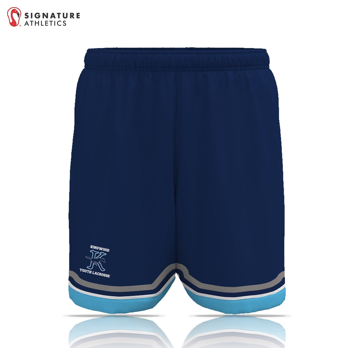 Kingwood Lacrosse Men's Player Game Shorts: 4U Signature Lacrosse