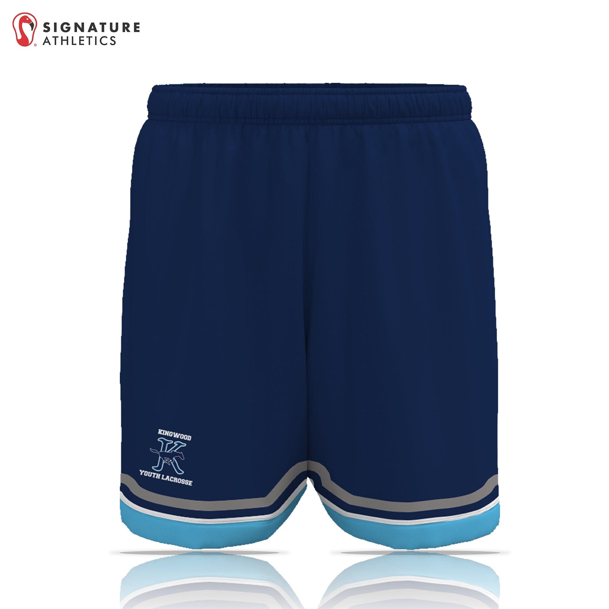 Kingwood Lacrosse Men's Player Game Shorts: 6U Signature Lacrosse
