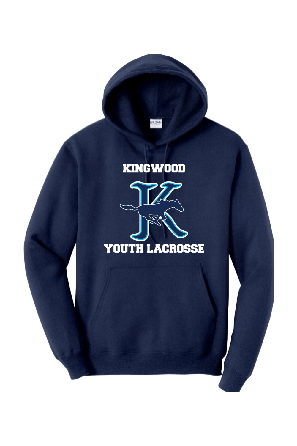 Kingwood Youth Lacrosse Adult Heavyweight Hoodie Signature Lacrosse
