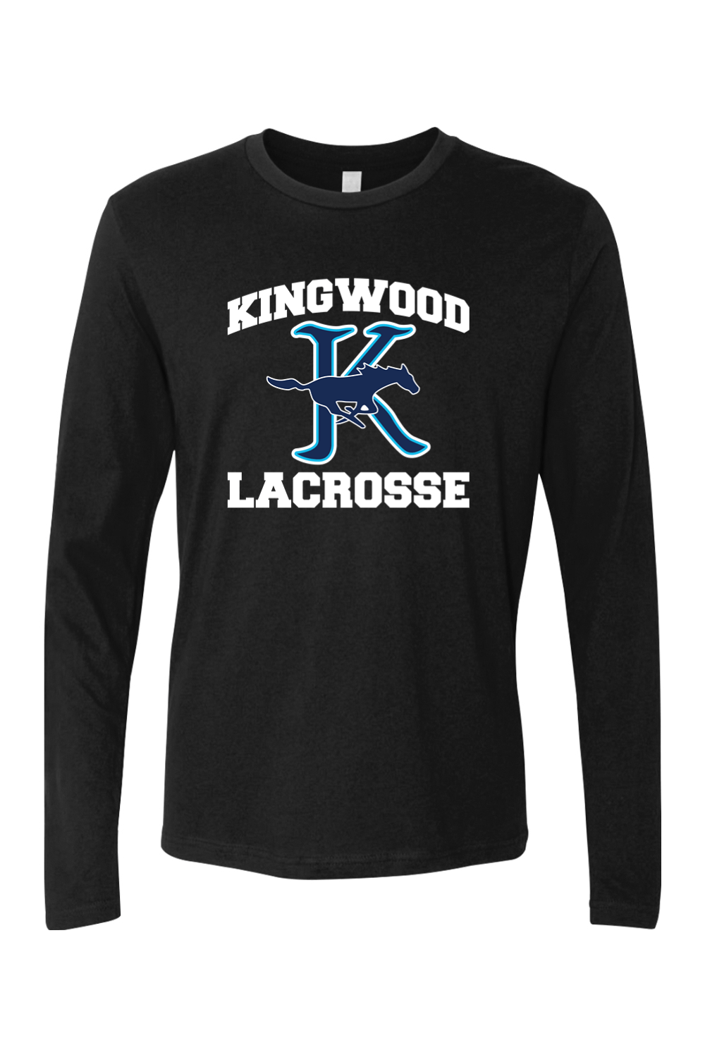 Kingwood Youth Lacrosse Adult Long Sleeve T-Shirt Signature Lacrosse