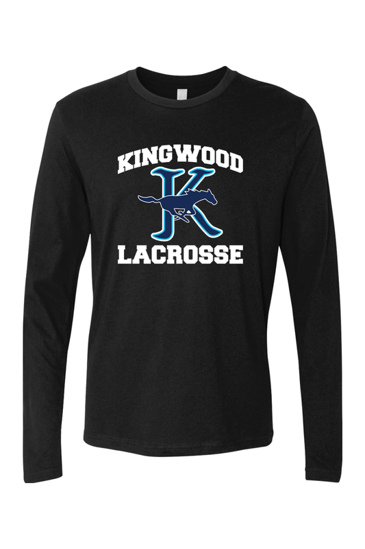 Kingwood Youth Lacrosse Adult Long Sleeve T-Shirt Signature Lacrosse