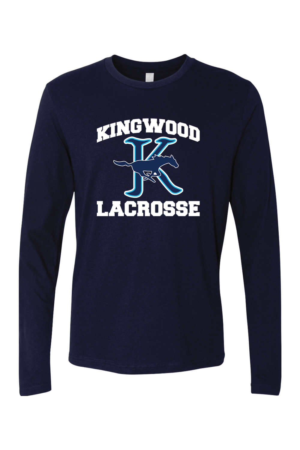 Kingwood Youth Lacrosse Adult Long Sleeve T-Shirt Signature Lacrosse