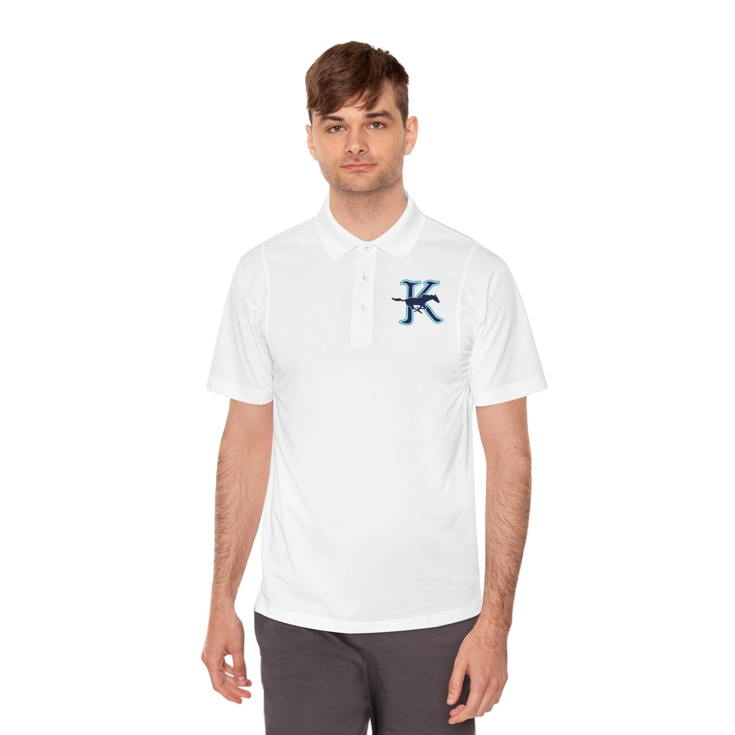 Kingwood Youth Lacrosse Athletic Polo Signature Lacrosse