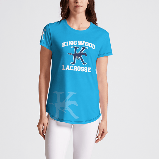 Kingwood Youth Lacrosse Athletic T-Shirt (Women's) Signature Lacrosse