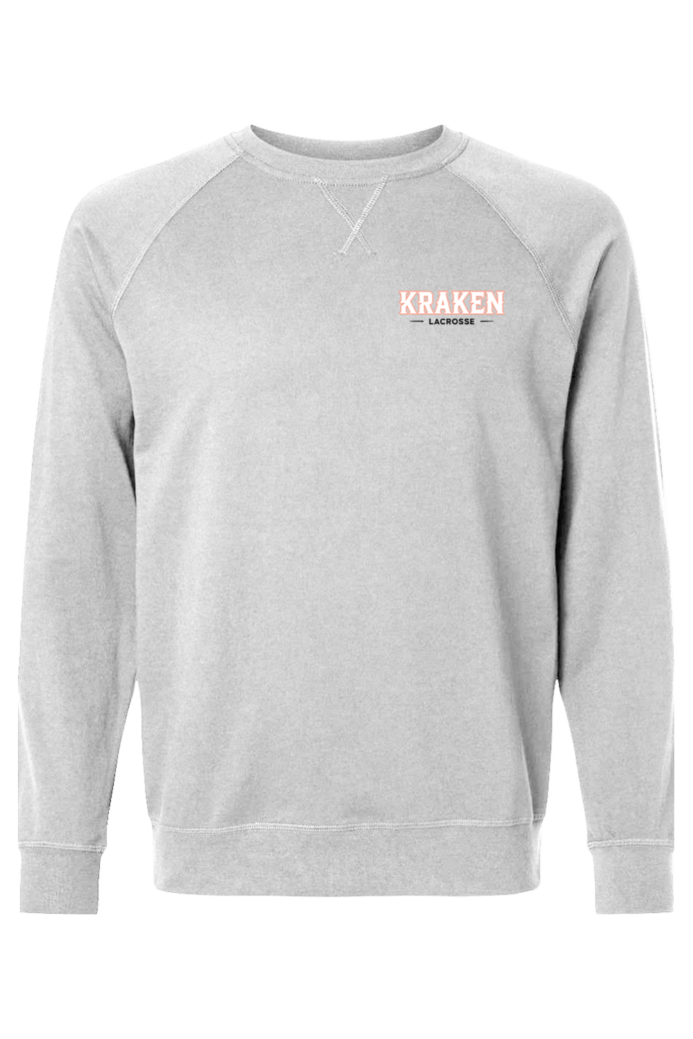 Kraken Lacrosse Adult Heavyweight Raglan Long Sleeve Signature Lacrosse