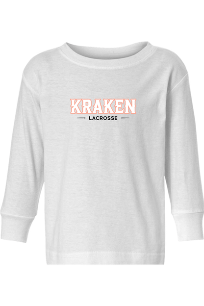 Kraken Lacrosse Toddler Long Sleeve T-Shirt Signature Lacrosse