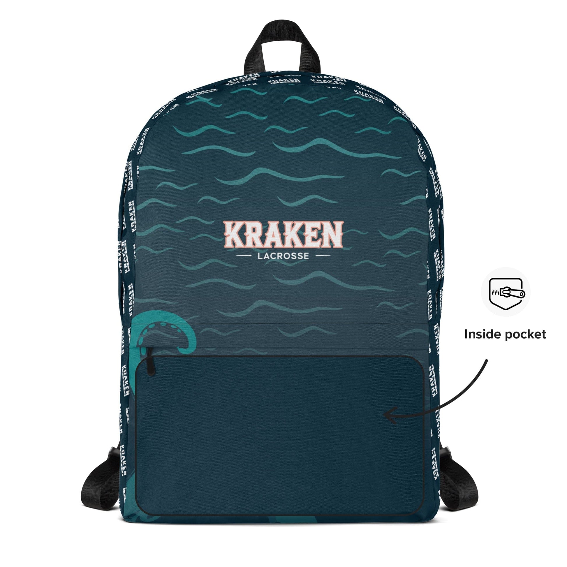 Kraken Lacrosse Travel Backpack Signature Lacrosse