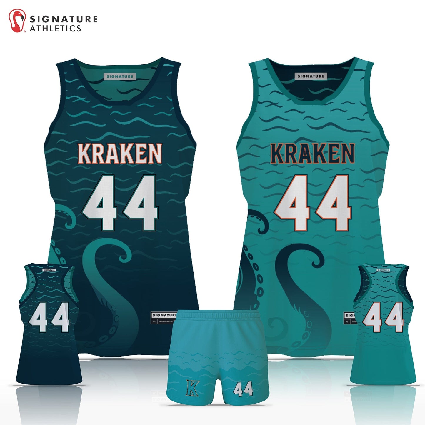 Kraken Lacrosse Women's 2 Piece Player Package: Kraken Girls Signature Lacrosse