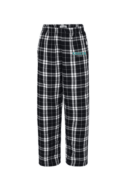 Kraken Lacrosse Youth Flannel Pants Signature Lacrosse