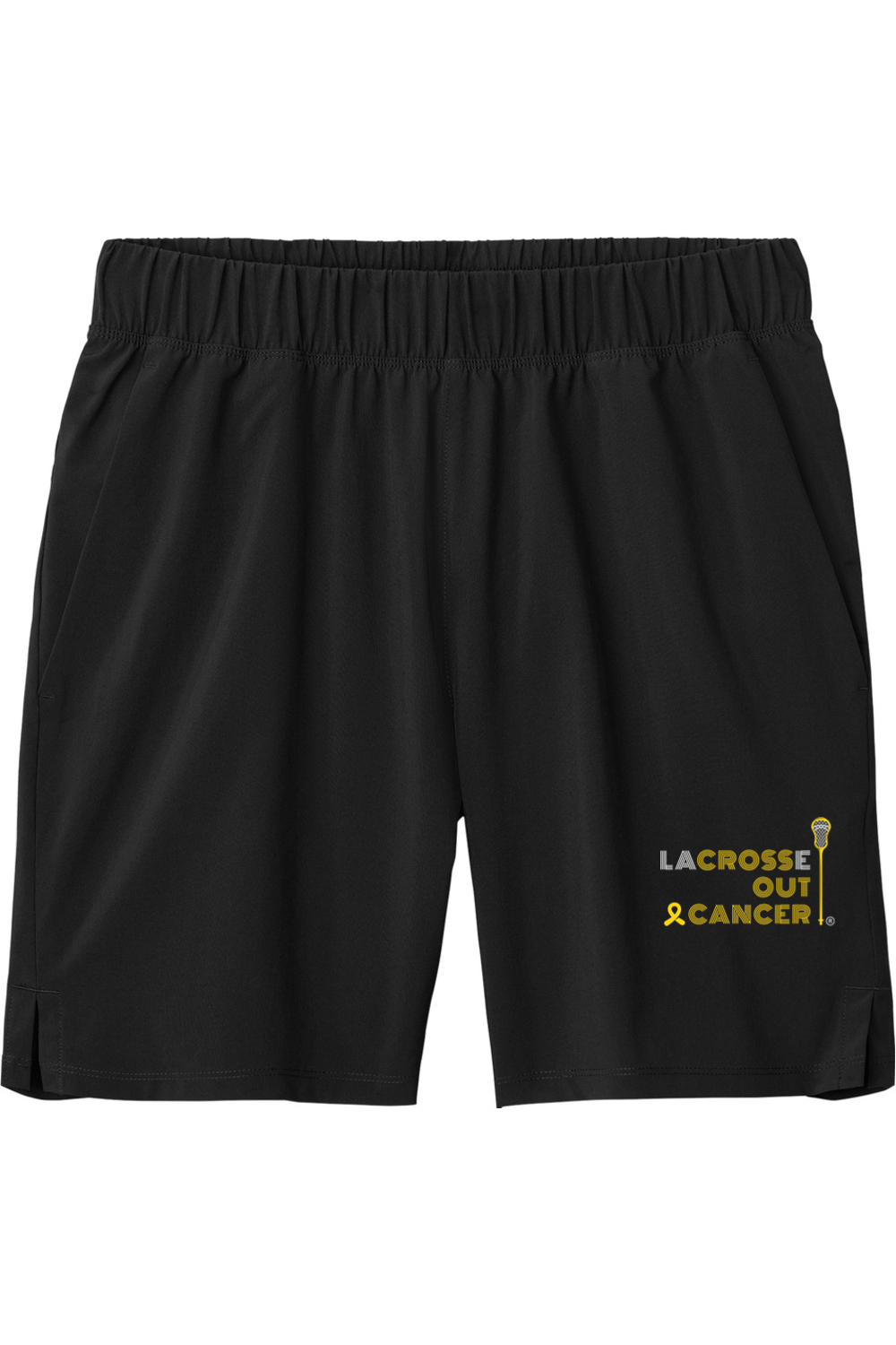 LaCROSSe Out Cancer Adult Athletic Men's Shorts Signature Lacrosse