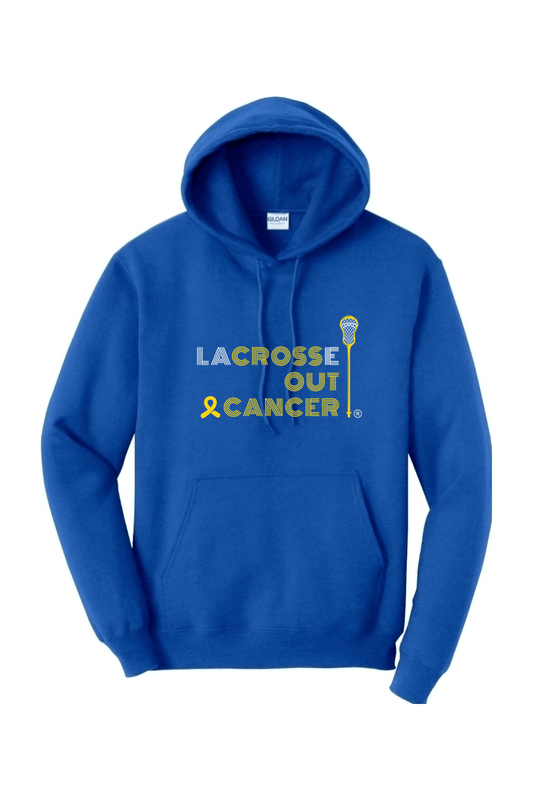 LaCROSSe Out Cancer Adult Heavyweight Hoodie Signature Lacrosse