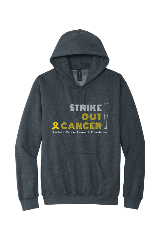 LaCROSSe Out Cancer (Baseball) Gildan Softstyle Pullover Hooded Sweatshirt Signature Lacrosse