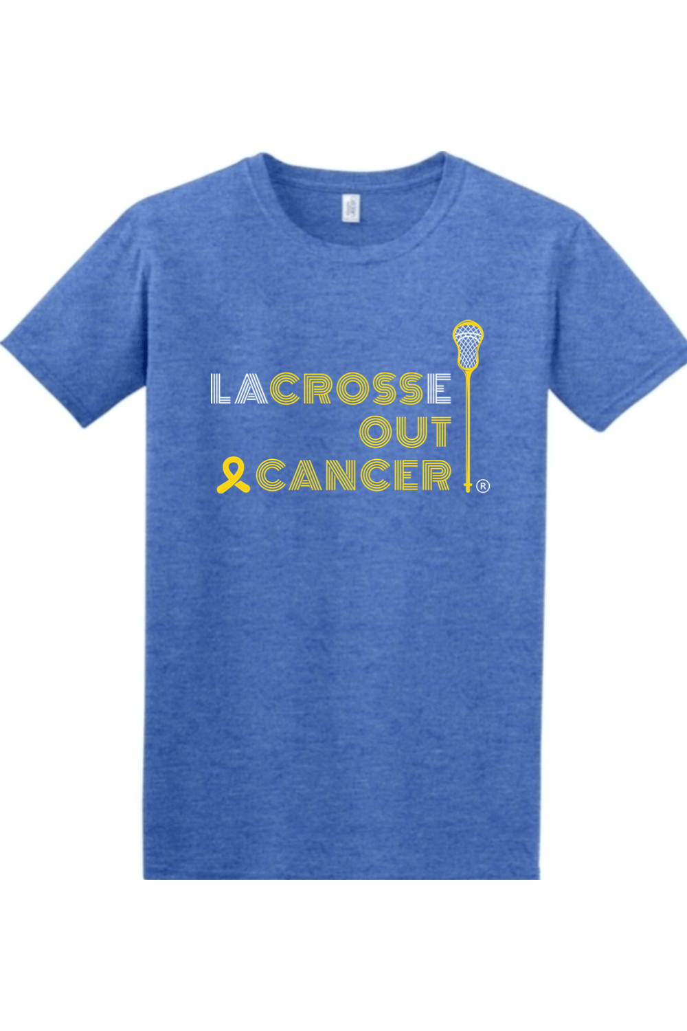 LaCROSSe Out Cancer Gildan Softstyle T-Shirt Signature Lacrosse