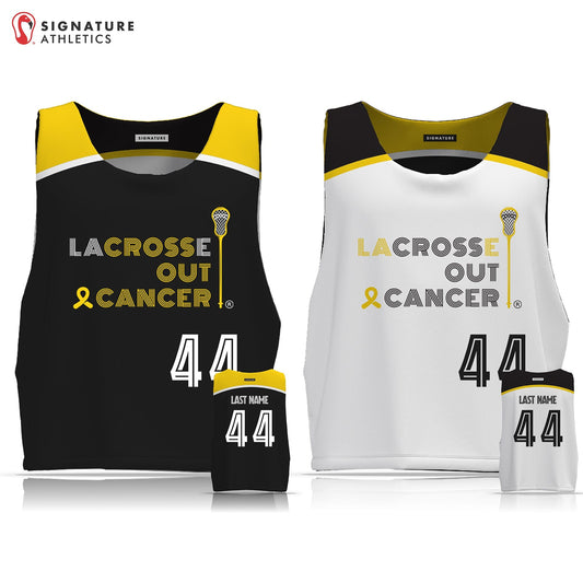 LaCROSSe Out Cancer Men's Reversible Game Pinnie: LaCROSSe Out Cancer Signature Lacrosse