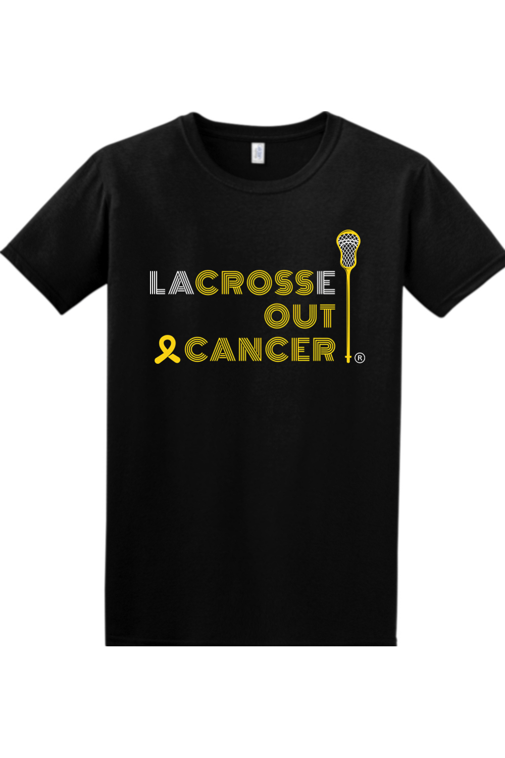LaCROSSe Out Cancer T-Shirt Signature Lacrosse