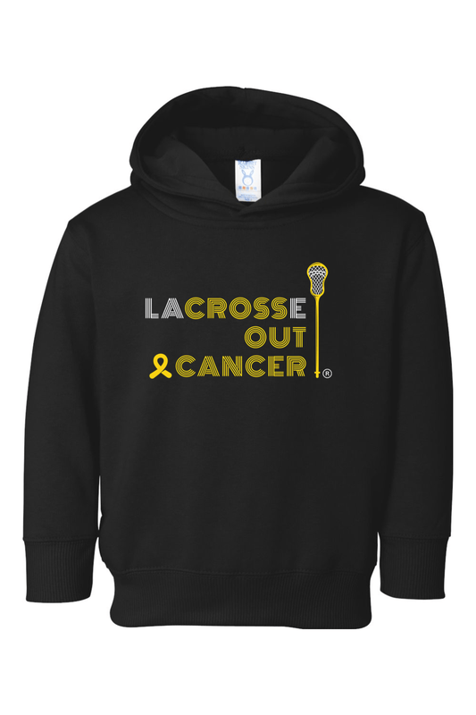 LaCROSSe Out Cancer Toddler Fleece Hoodie Signature Lacrosse
