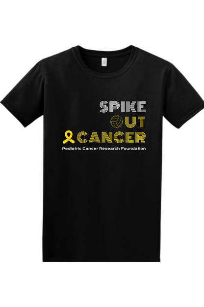 LaCROSSe Out Cancer (Volleyball) Gildan Softstyle T-Shirt Signature Lacrosse