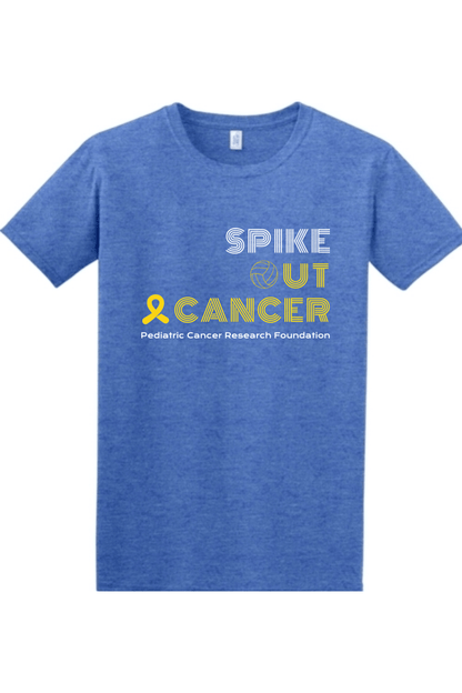 LaCROSSe Out Cancer (Volleyball) Gildan Softstyle T-Shirt Signature Lacrosse