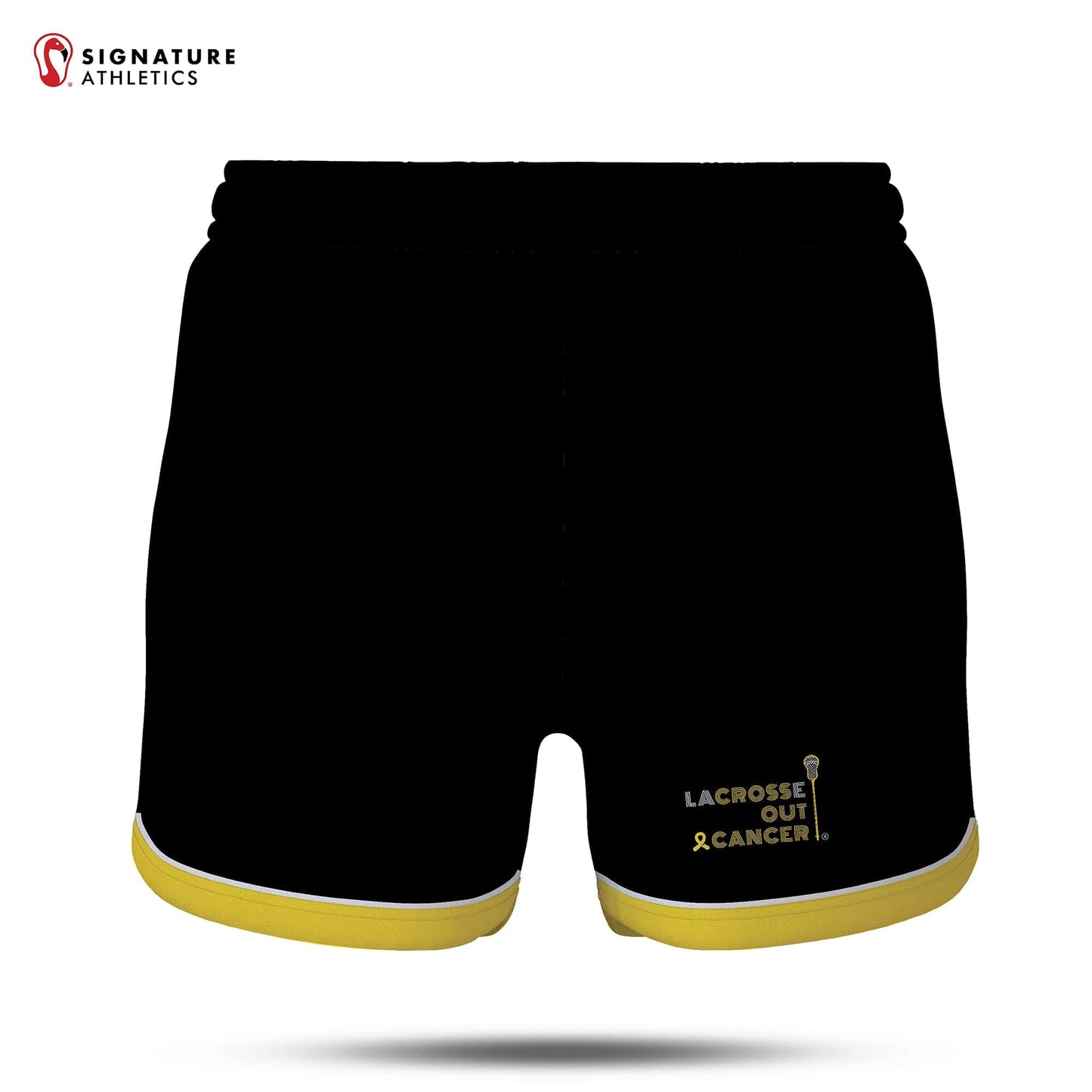 LaCROSSe Out Cancer Women's Game Shorts: LaCROSSe Out Cancer Signature Lacrosse