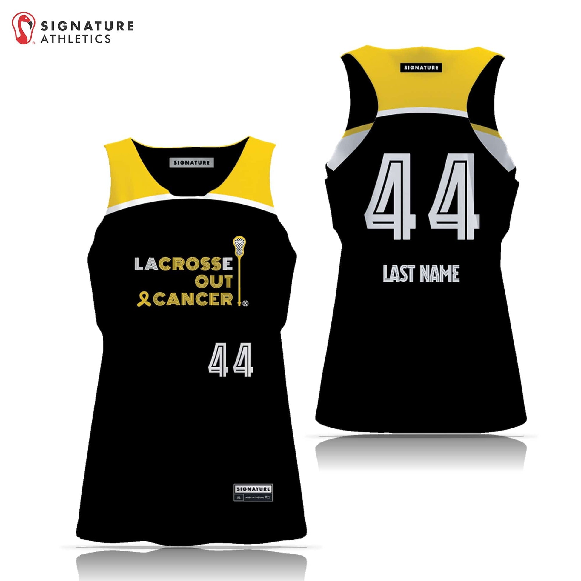 LaCROSSe Out Cancer Women's Reversible Game Pinnie Signature Lacrosse