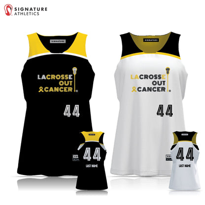 LaCROSSe Out Cancer Women's Reversible Game Pinnie Signature Lacrosse