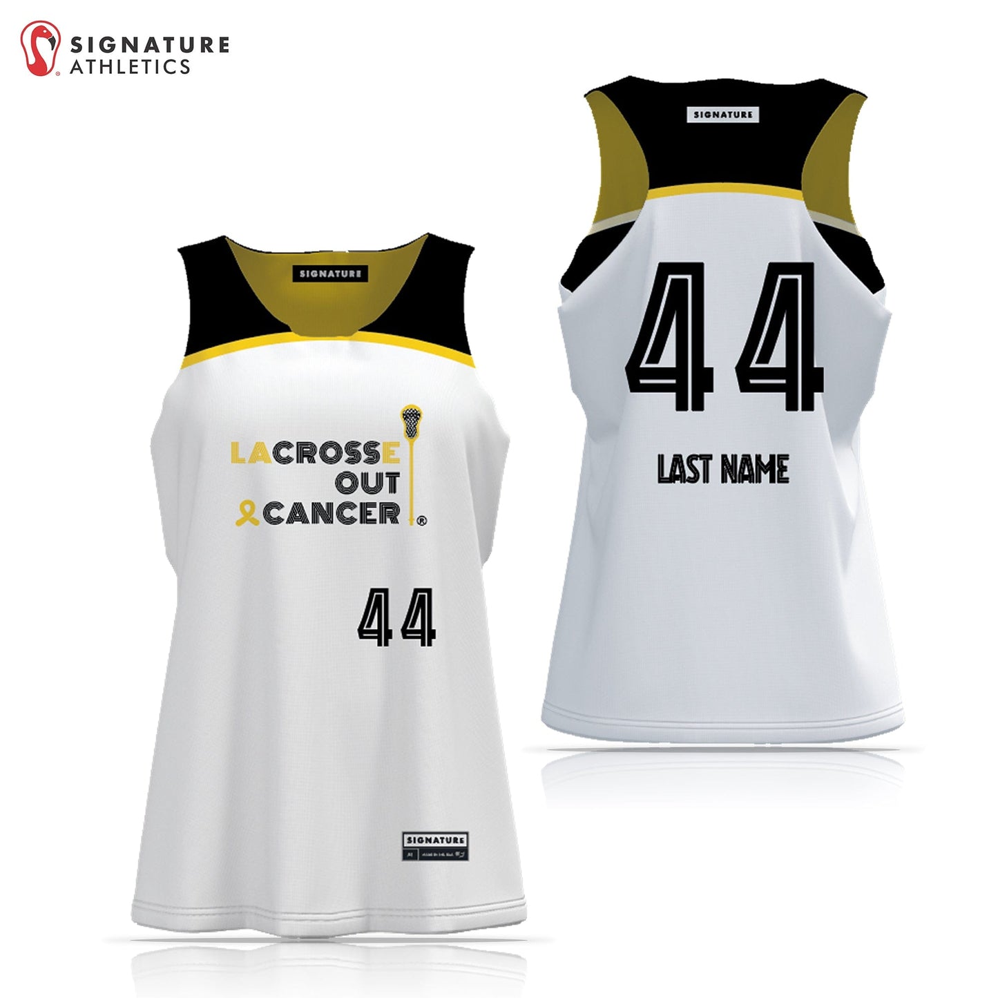 LaCROSSe Out Cancer Women's Reversible Game Pinnie Signature Lacrosse