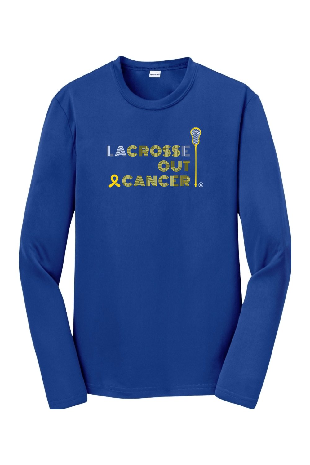 LaCROSSe Out Cancer Youth Long Sleeve T-Shirt Signature Lacrosse