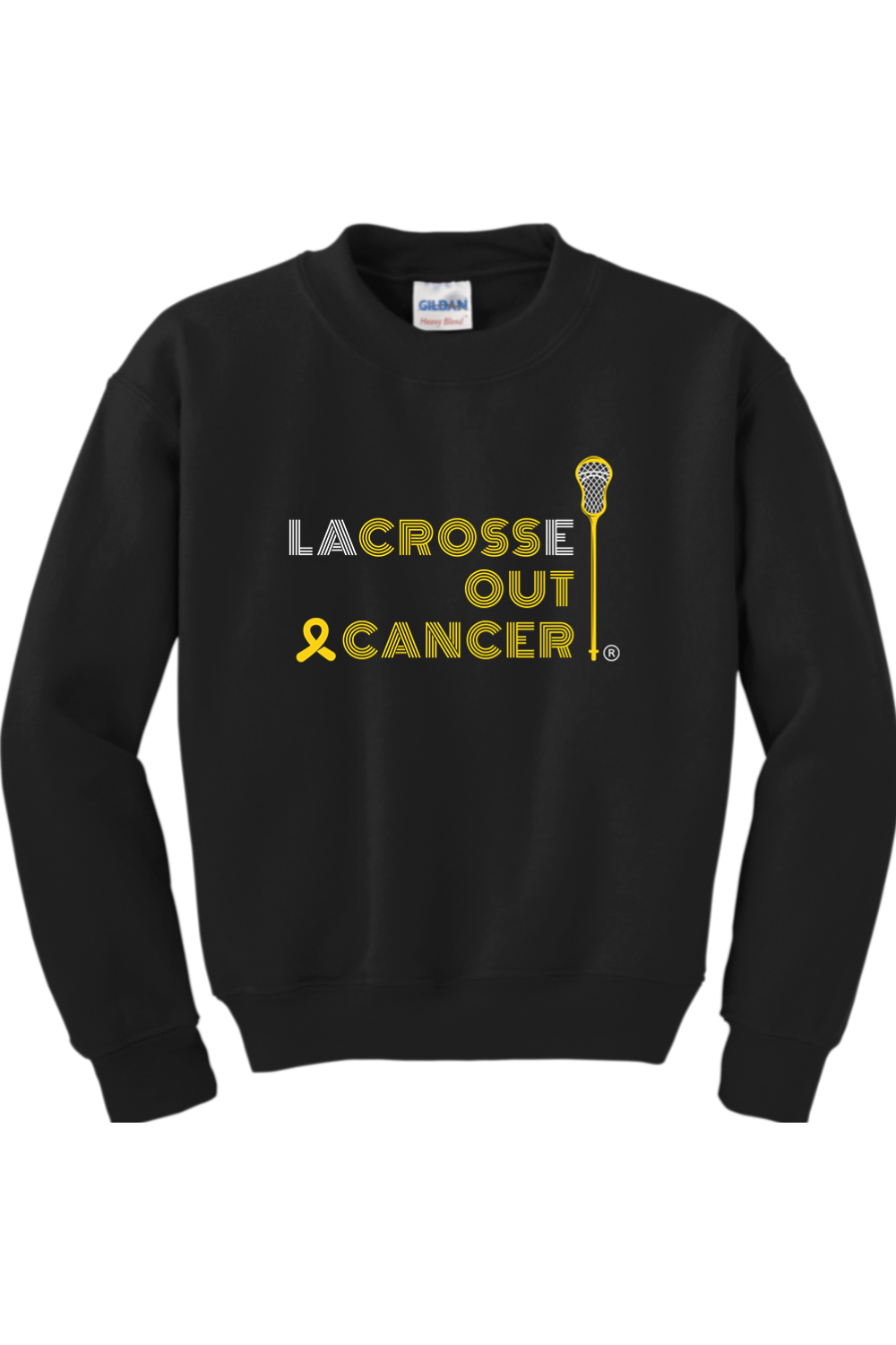 LaCROSSe Out Cancer Youth Sweatshirt Signature Lacrosse