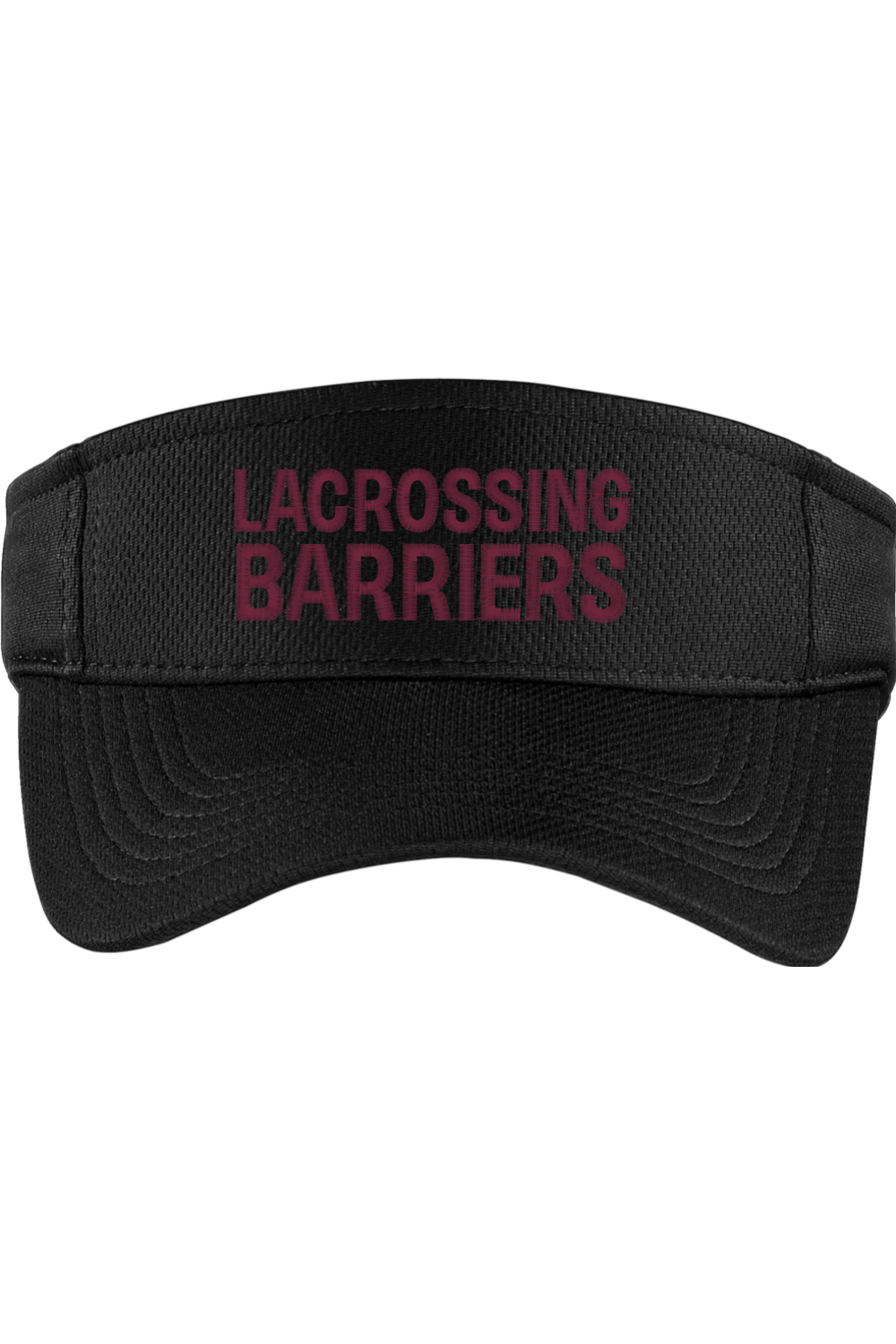 Lacrossing Barriers Embroidered Visor Signature Lacrosse