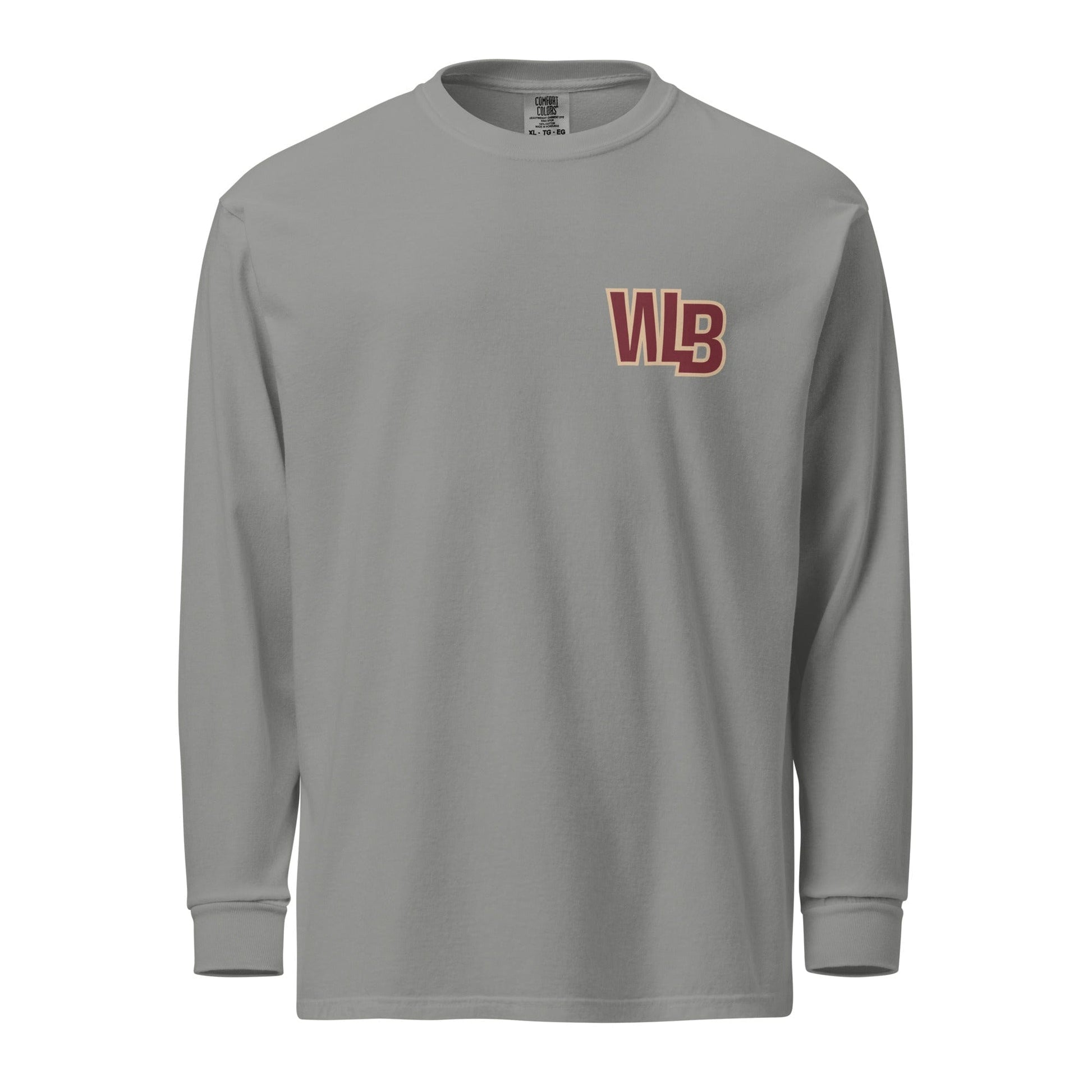 Lacrossing Barriers Garment-Dyed Heavyweight Long Sleeve Shirt Signature Lacrosse
