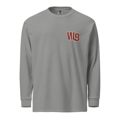 Lacrossing Barriers Garment-Dyed Heavyweight Long Sleeve Shirt Signature Lacrosse