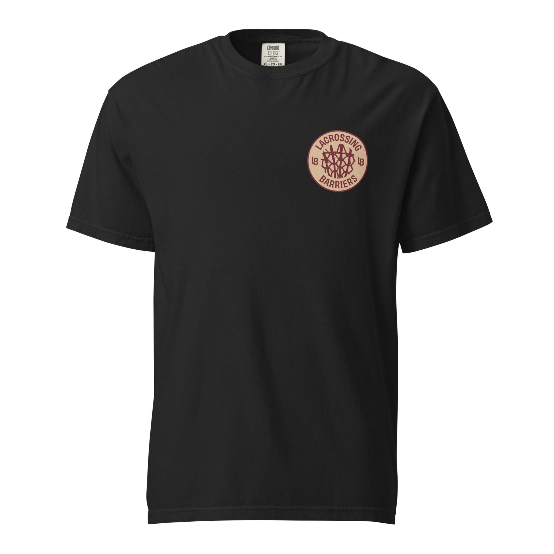 Lacrossing Barriers Garment-Dyed Heavyweight T-Shirt Signature Lacrosse