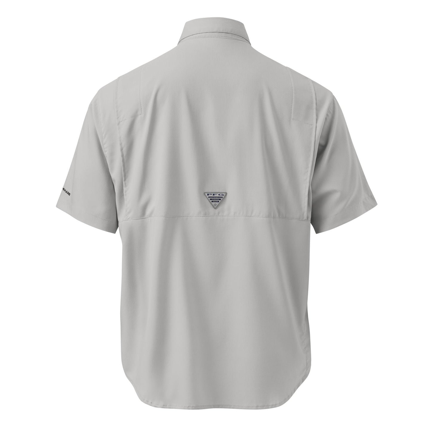Lacrossing Barriers Men's Embroidered Columbia Short Sleeve Button Shirt Signature Lacrosse