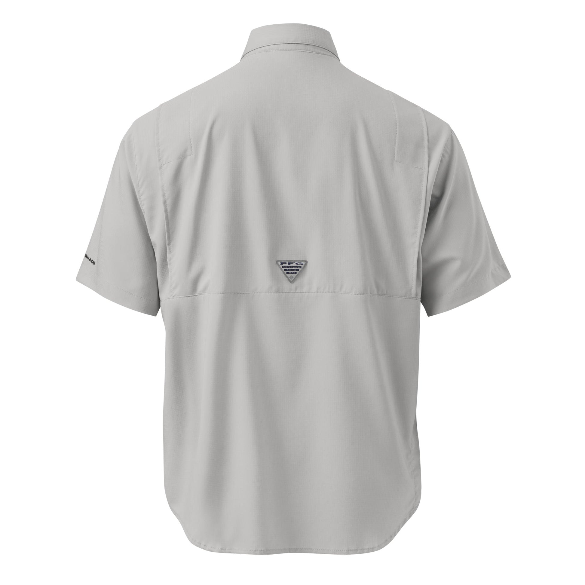 Lacrossing Barriers Men's Embroidered Columbia Short Sleeve Button Shirt Signature Lacrosse