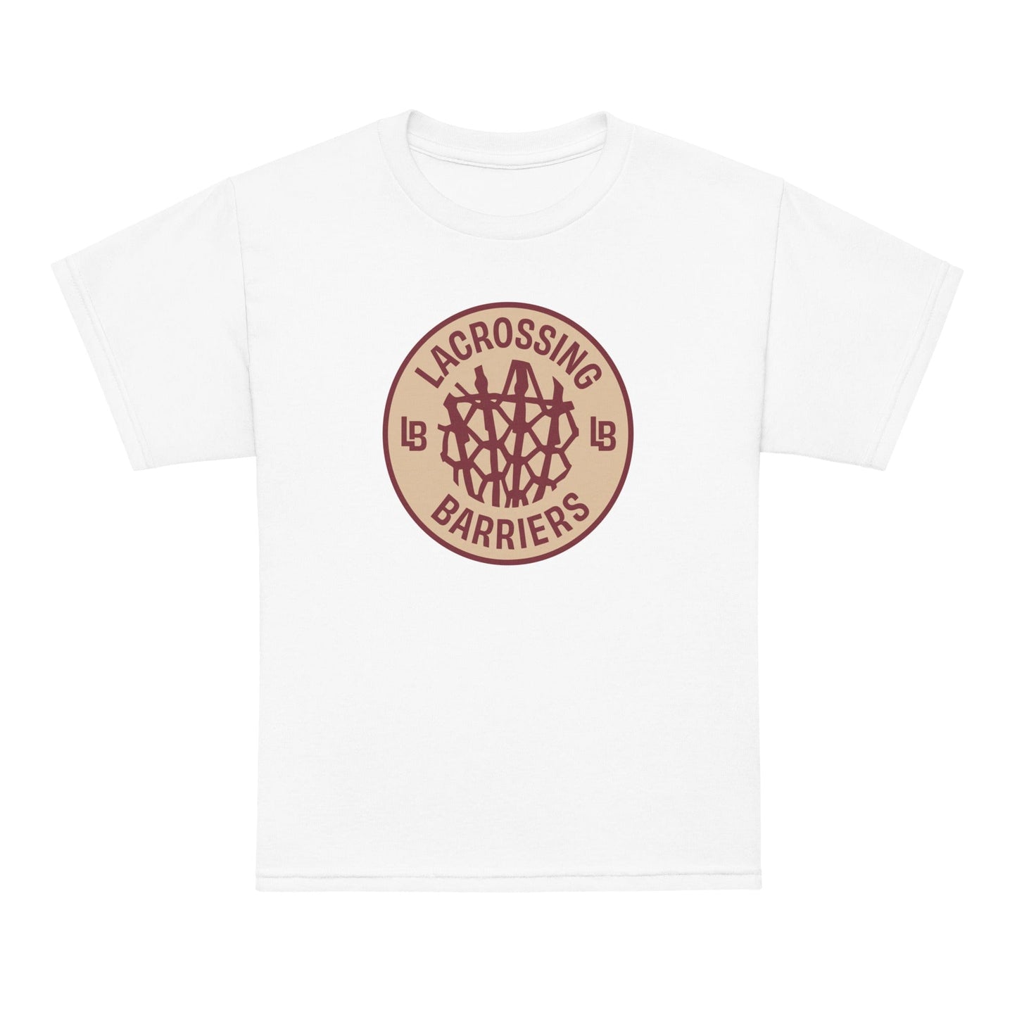 Lacrossing Barriers Youth Sports Tee Signature Lacrosse