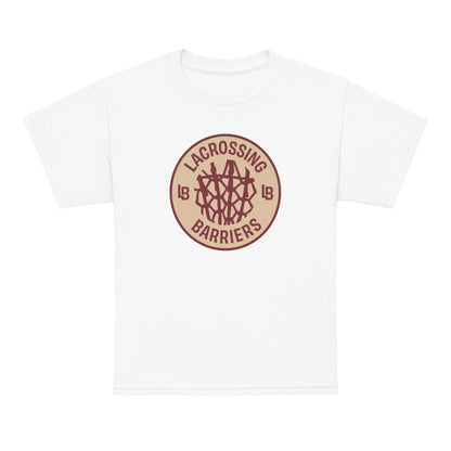 Lacrossing Barriers Youth Sports Tee Signature Lacrosse