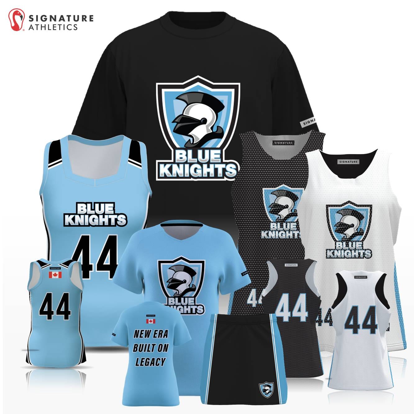 Lady Blue Knights U13-U19 Women's 5 Piece Player Package Signature Lacrosse