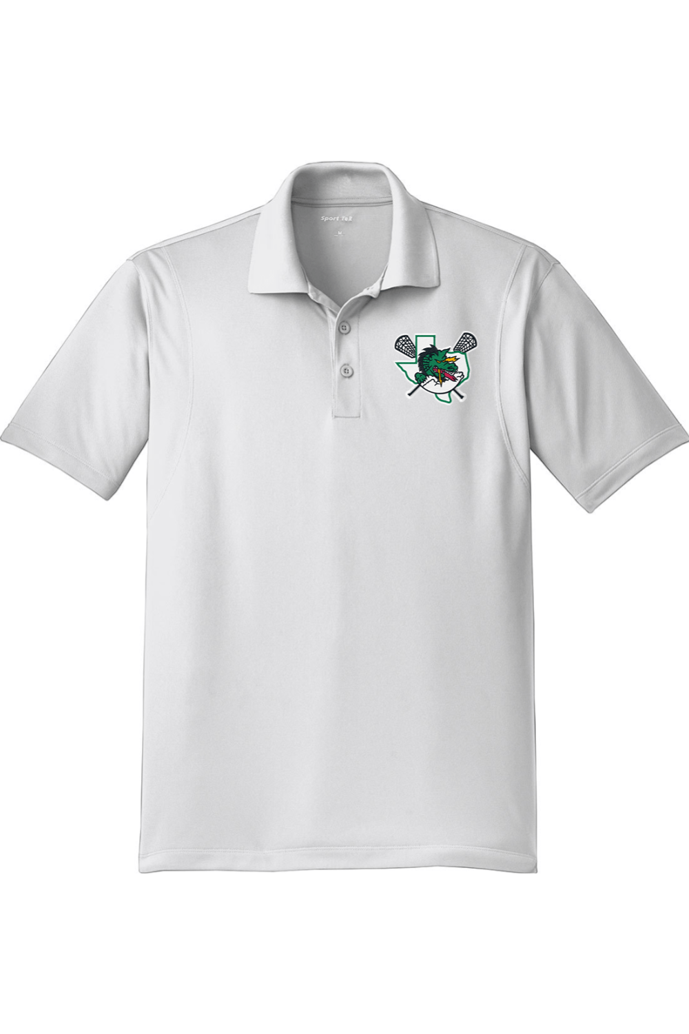 Lady Dragon LC Adult Embroidered Athletic Polo Signature Lacrosse