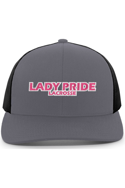 Lady Pride LC Embroidered Trucker Hat Signature Lacrosse