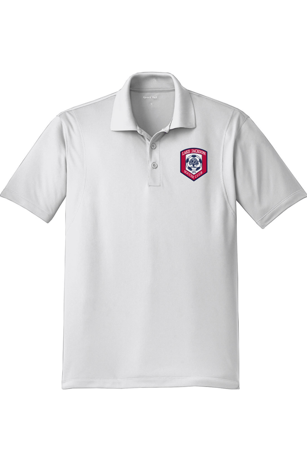 Lake Jackson Soccer Adult Embroidered Athletic Polo Signature Lacrosse
