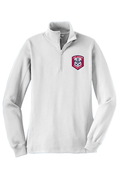 Lake Jackson Soccer Adult Women's Embroidered Quarter-Zip Pullover Signature Lacrosse