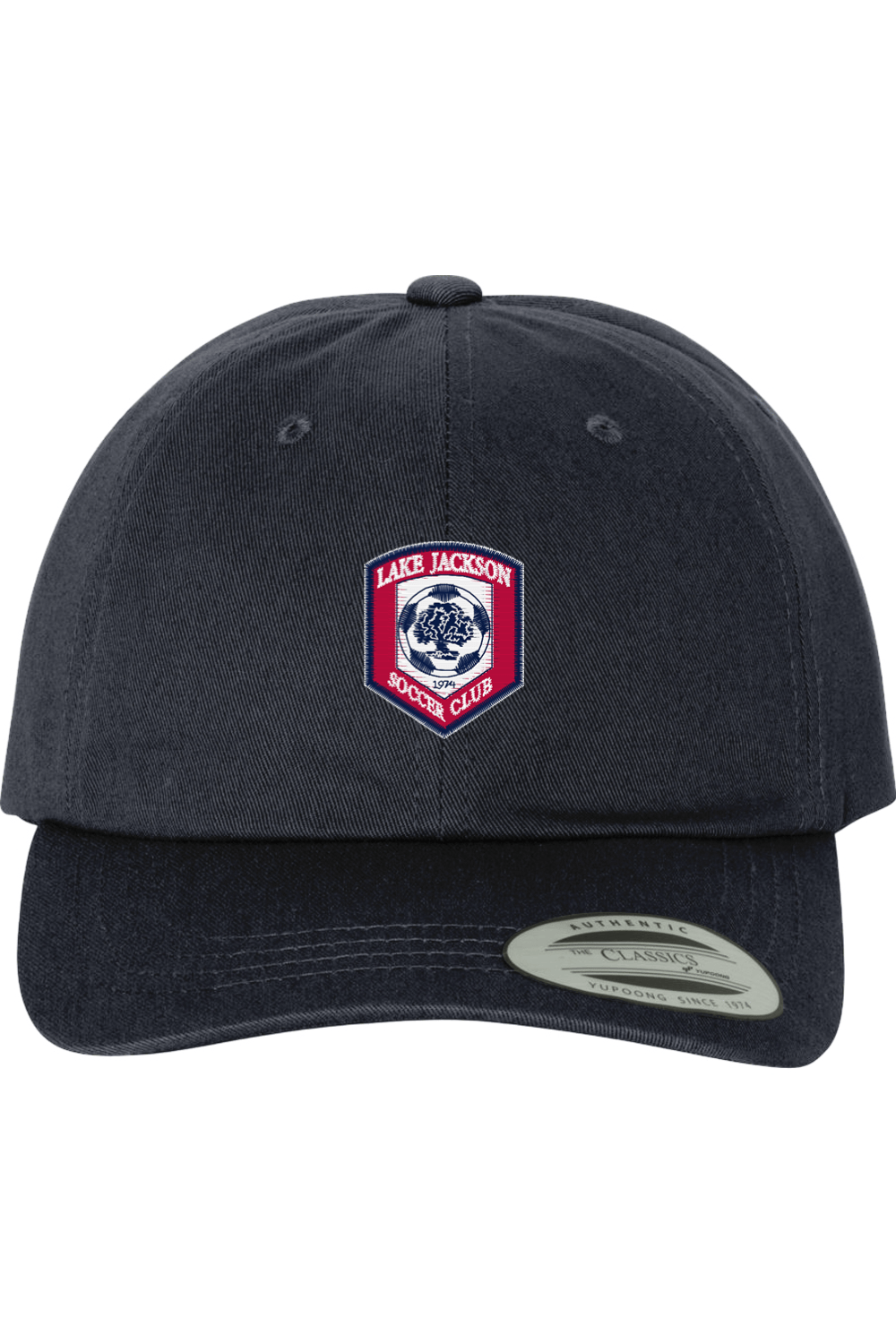 Lake Jackson Soccer Embroidered Dad Hat Signature Lacrosse