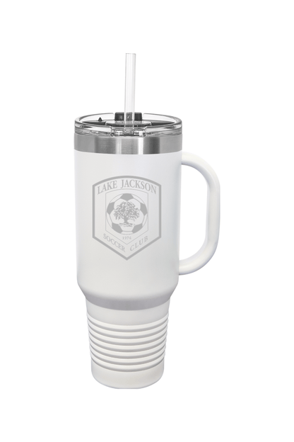 Lake Jackson Soccer Insulated Travel Mug Signature Lacrosse