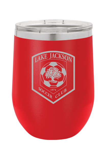Lake Jackson Soccer Insulated Wine Tumbler Signature Lacrosse