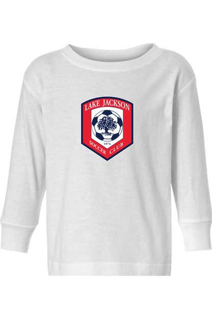 Lake Jackson Soccer Toddler Long Sleeve T-Shirt Signature Lacrosse