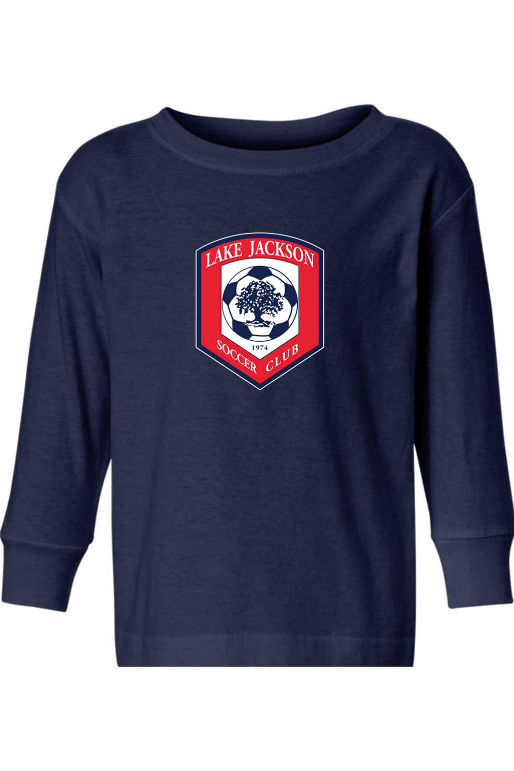Lake Jackson Soccer Toddler Long Sleeve T-Shirt Signature Lacrosse